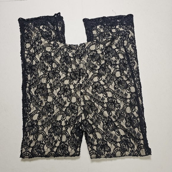 Stenay beaded and lace pants with nudes lining. Size 6. Back zip. - Picture 2 of 11